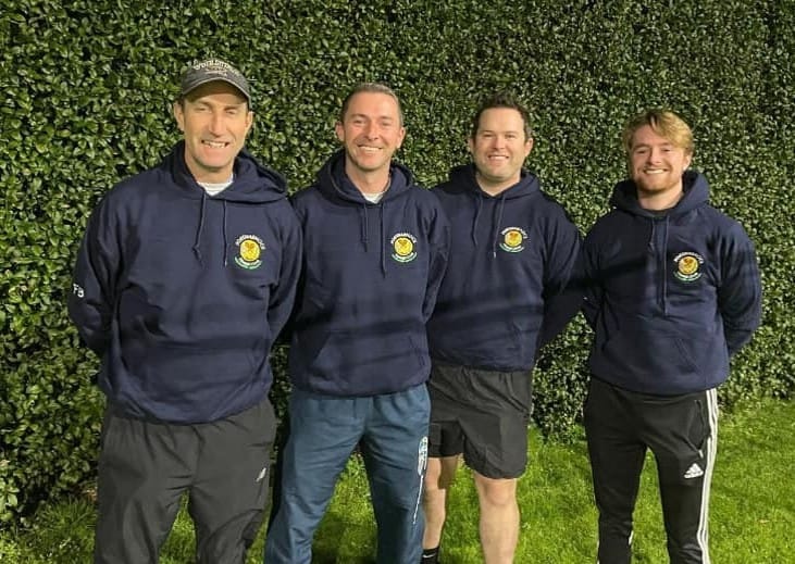 Group of men's team tennis players for Portmarnock Tennis Club